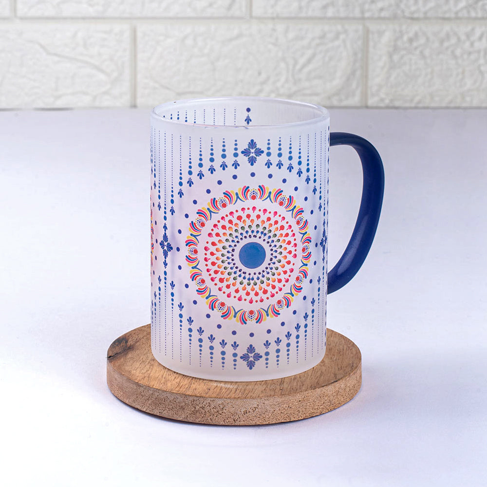 Mystical Mandala Frosted mugs - Set of 4