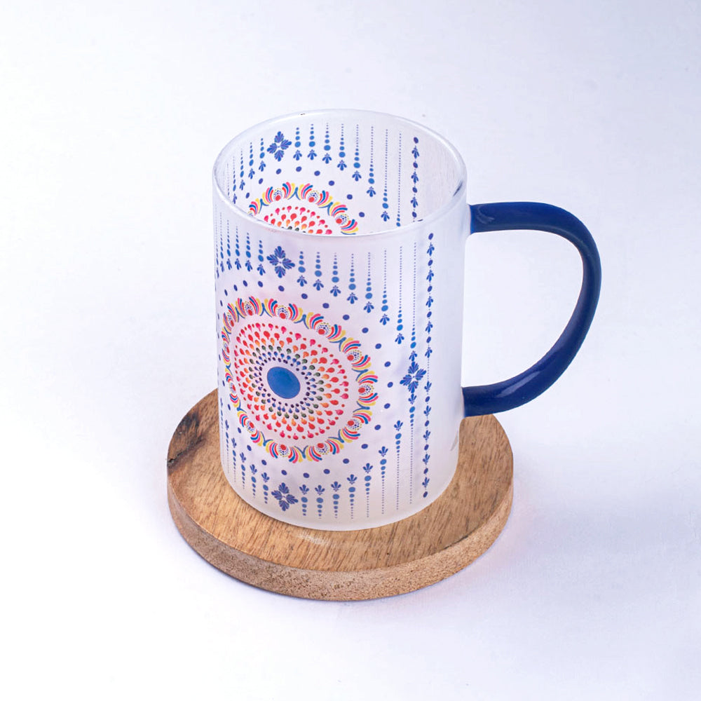 Mystical Mandala Frosted mugs - Set of 4