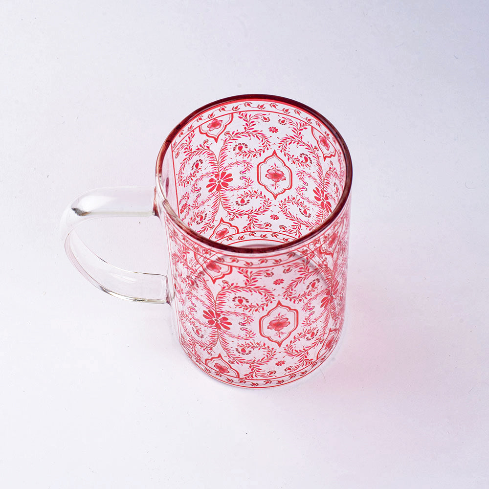 Scarlet Symphonies Clear mugs - Set of 4