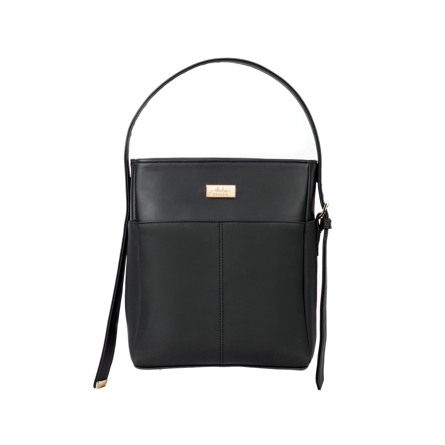 Charcoal Chic Bucket Bag/Shoulder bag