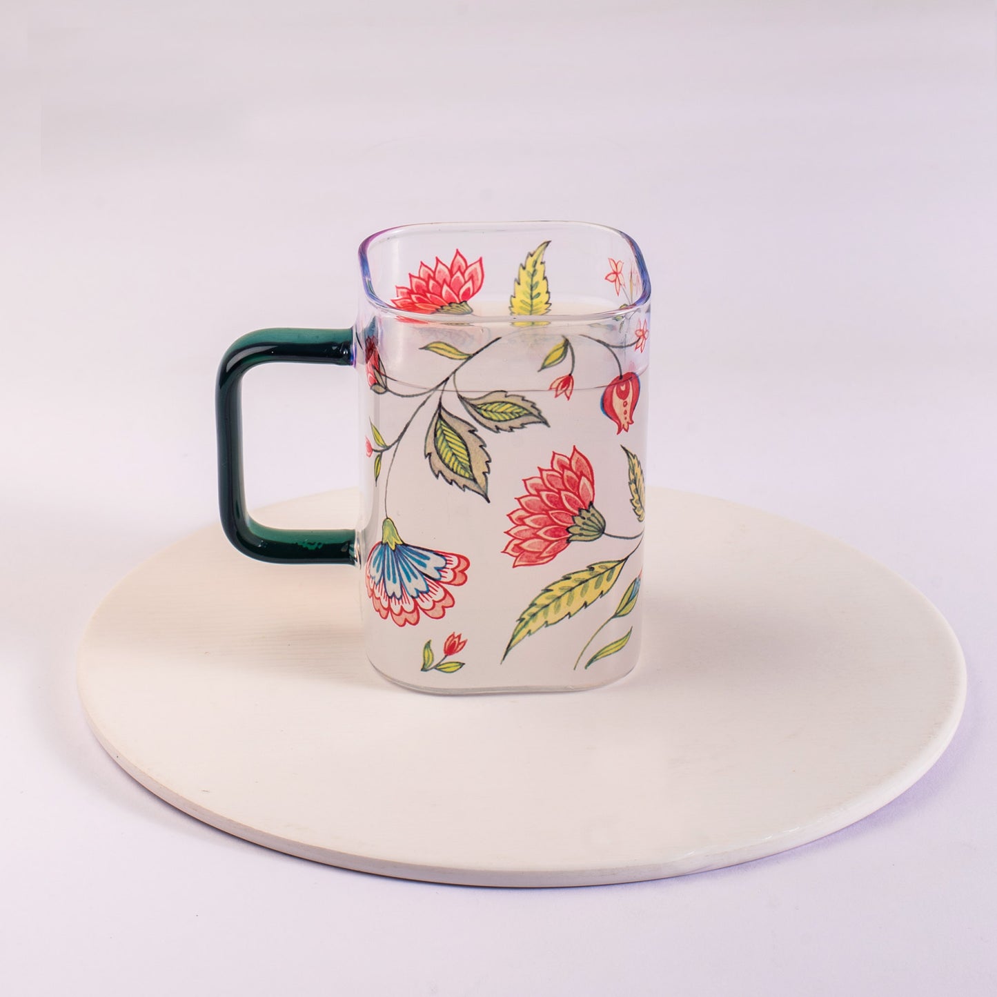 Enchanted Garden Square Coffee/Tea mugs - Set of 4