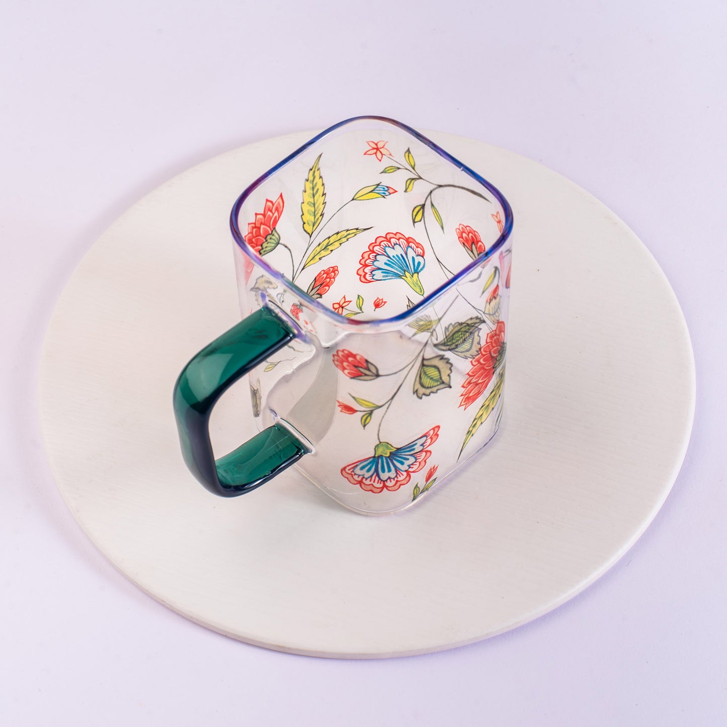 Enchanted Garden Square Coffee/Tea mugs - Set of 4