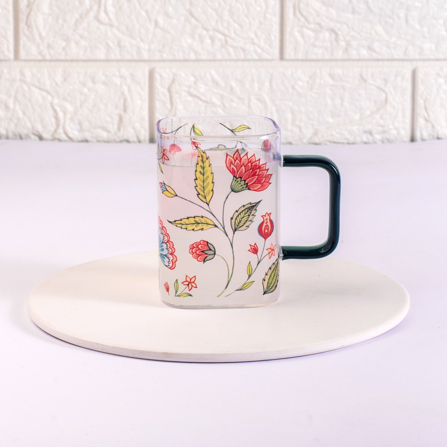 Enchanted Garden Square Coffee/Tea mugs - Set of 4