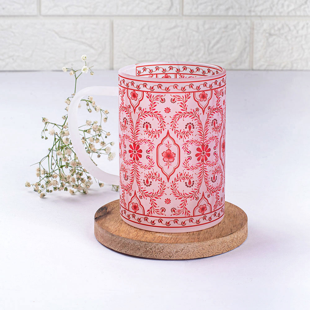 Scarlet Symphonies Frosted mugs - Set of 4