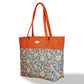 Grey Summer Blossoms Office Bag