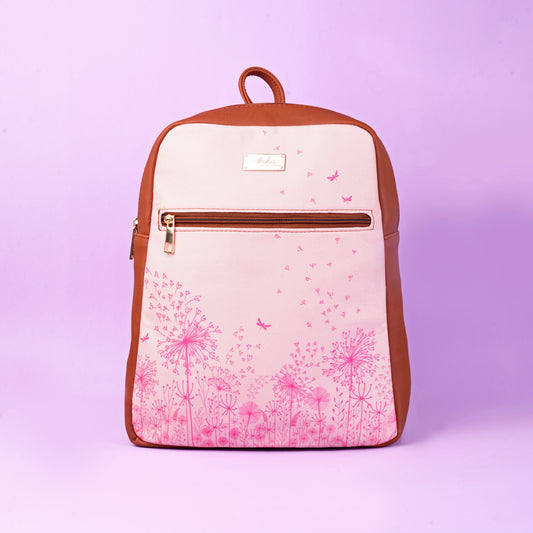 Pink Dandelions Compact Backpack