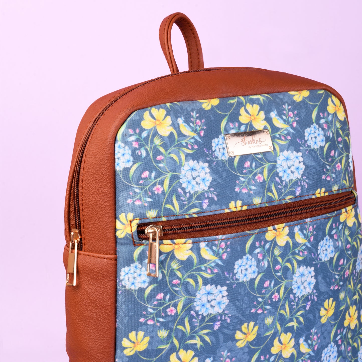 Vintage Blooms Compact Backpack