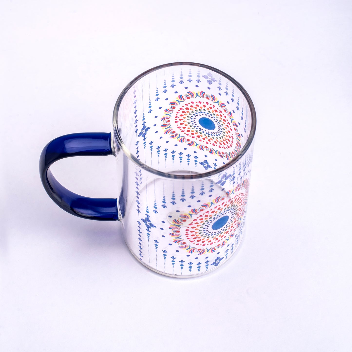 Mystical Mandala Clear mugs - Set of 4