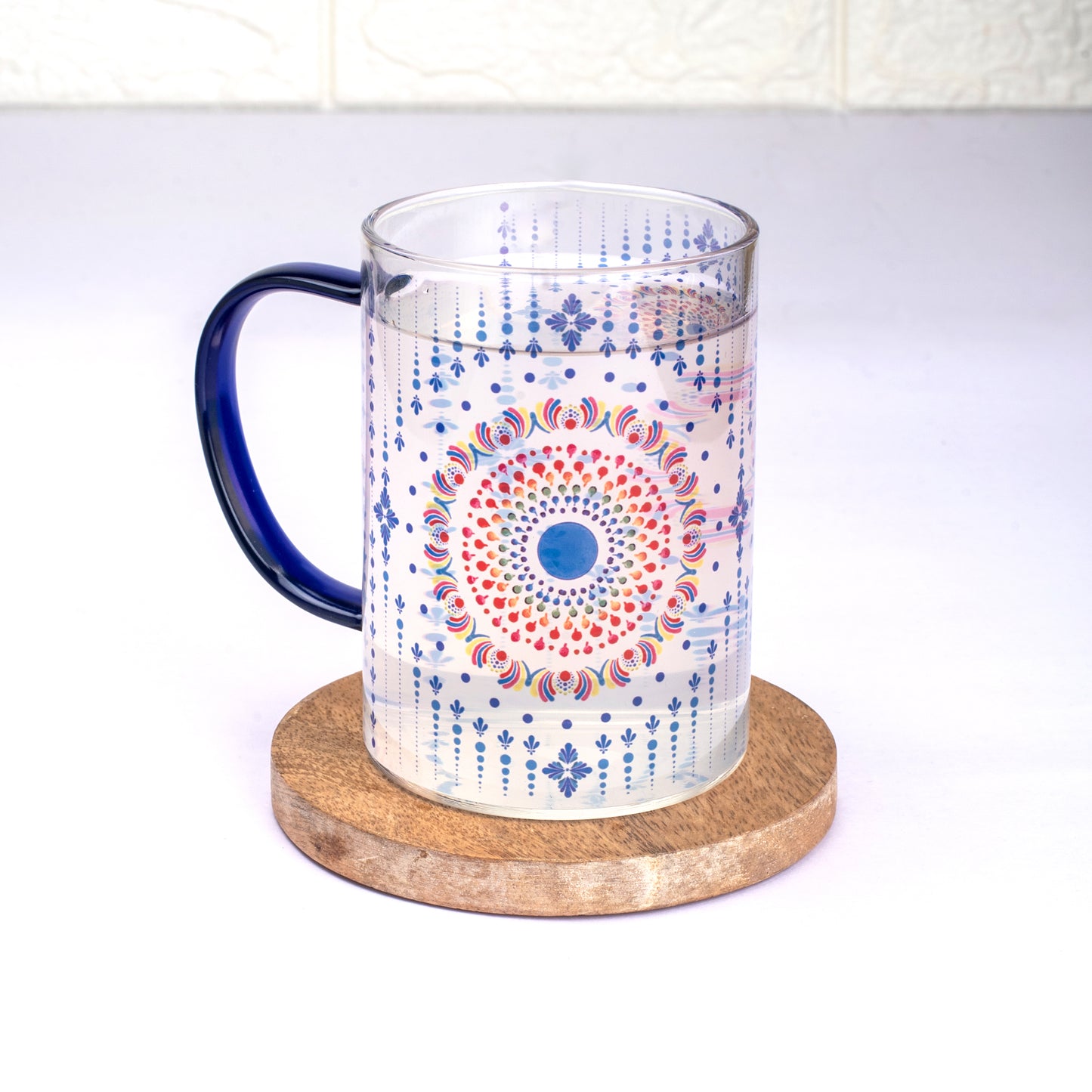 Mystical Mandala Clear mugs - Set of 4