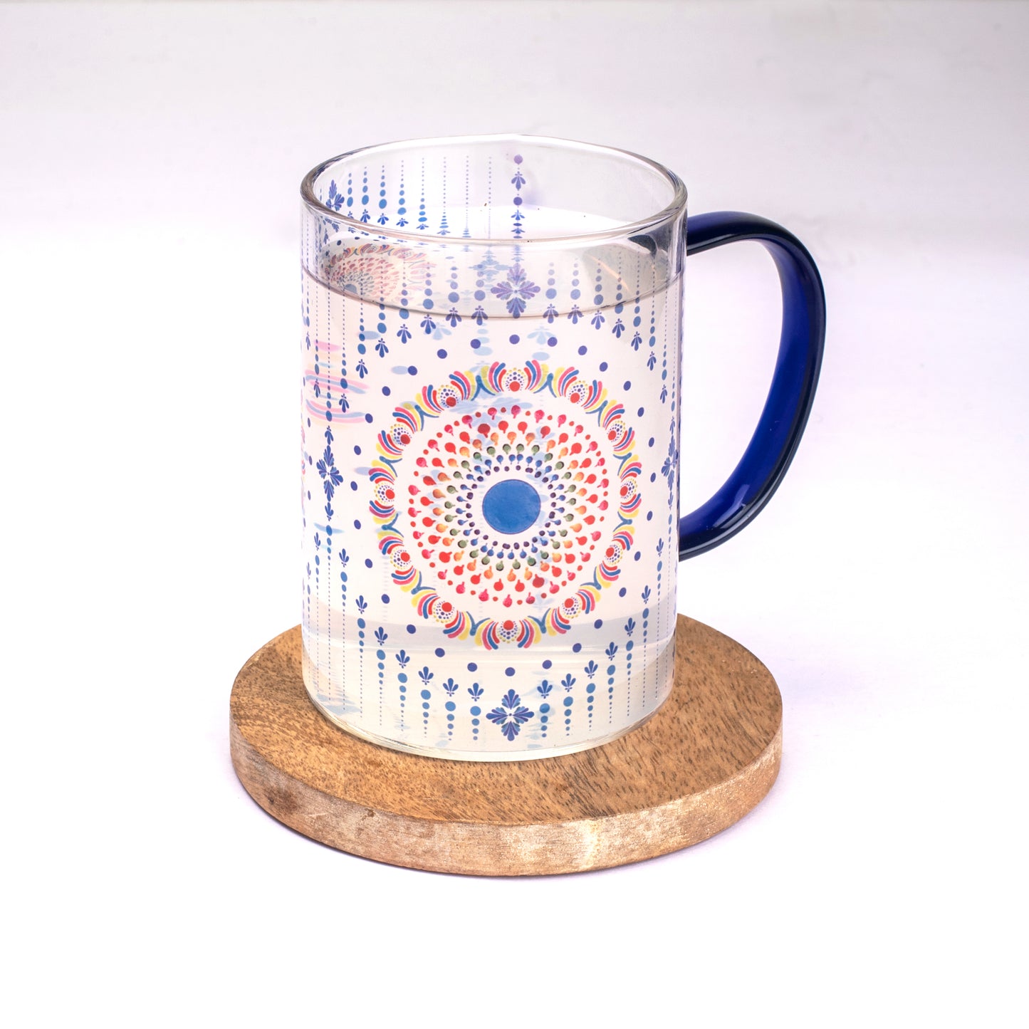 Mystical Mandala Clear mugs - Set of 4