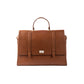 The Convertible Work Bag: Handbag, Backpack & Shoulder Tote - Mocha Elegance
