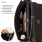 The Convertible Work Bag: Handbag, Backpack & Shoulder Tote - Charcoal Chic