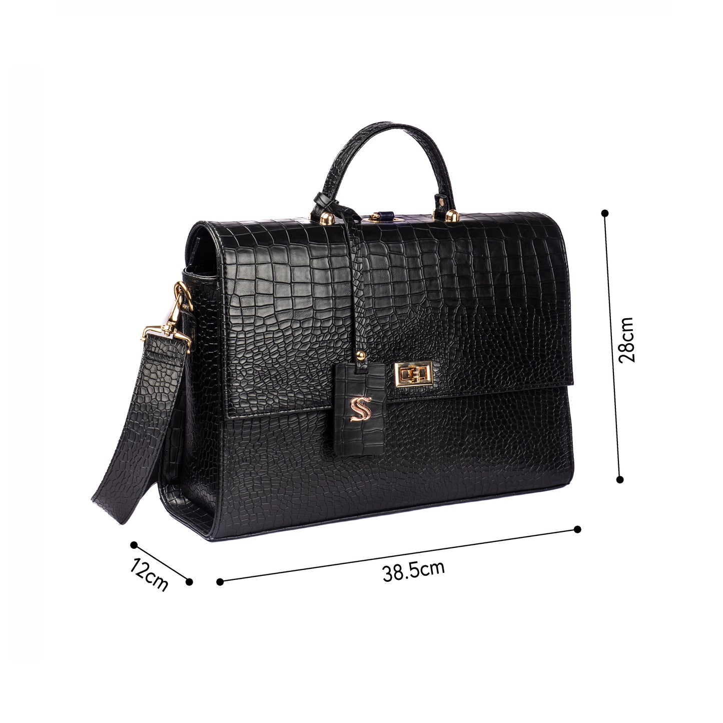 The Compact Convertible Work Bag for 14" laptops: Charcoal Chic (3 in 1 - Backpack, Crossbody/Tote & Handbag)