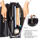 The Compact Convertible Work Bag for 14" laptops: Charcoal Chic (3 in 1 - Backpack, Crossbody/Tote & Handbag)