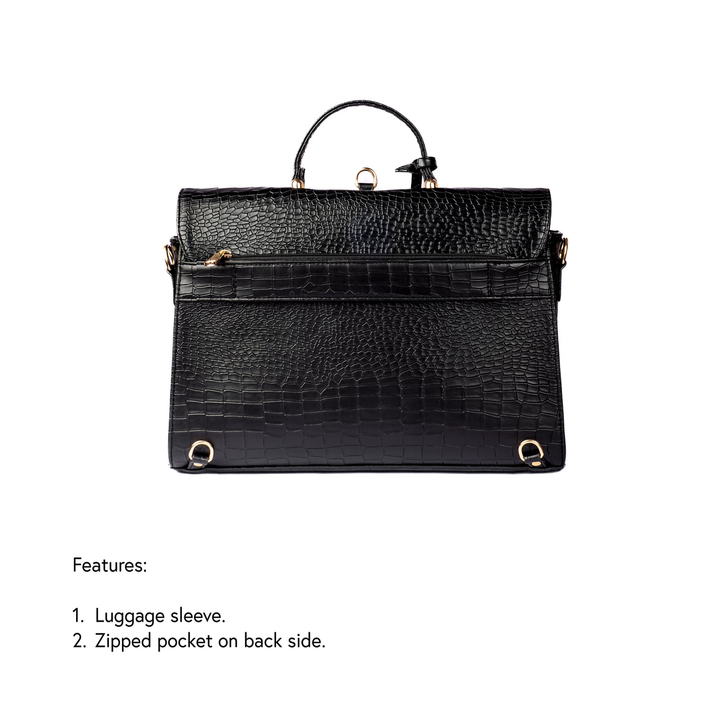 The Compact Convertible Work Bag for 14" laptops: Charcoal Chic (3 in 1 - Backpack, Crossbody/Tote & Handbag)