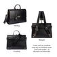 The Compact Convertible Work Bag for 14" laptops: Charcoal Chic (3 in 1 - Backpack, Crossbody/Tote & Handbag)