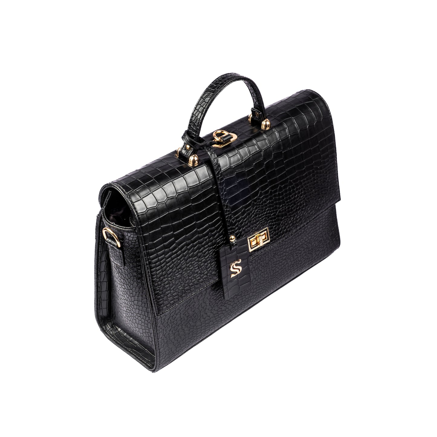 The Compact Convertible Work Bag for 14" laptops: Charcoal Chic (3 in 1 - Backpack, Crossbody/Tote & Handbag)
