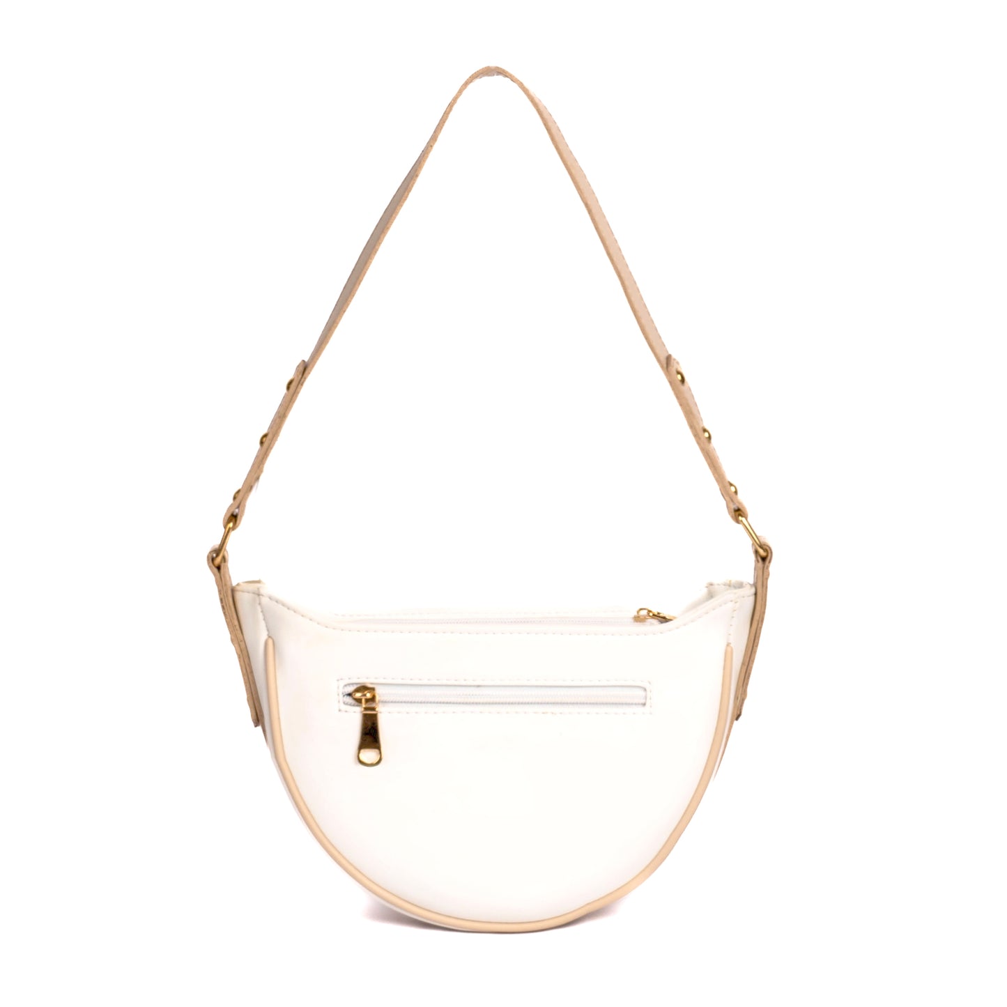 Ivory Lustre Hobo/Shoulder Bag