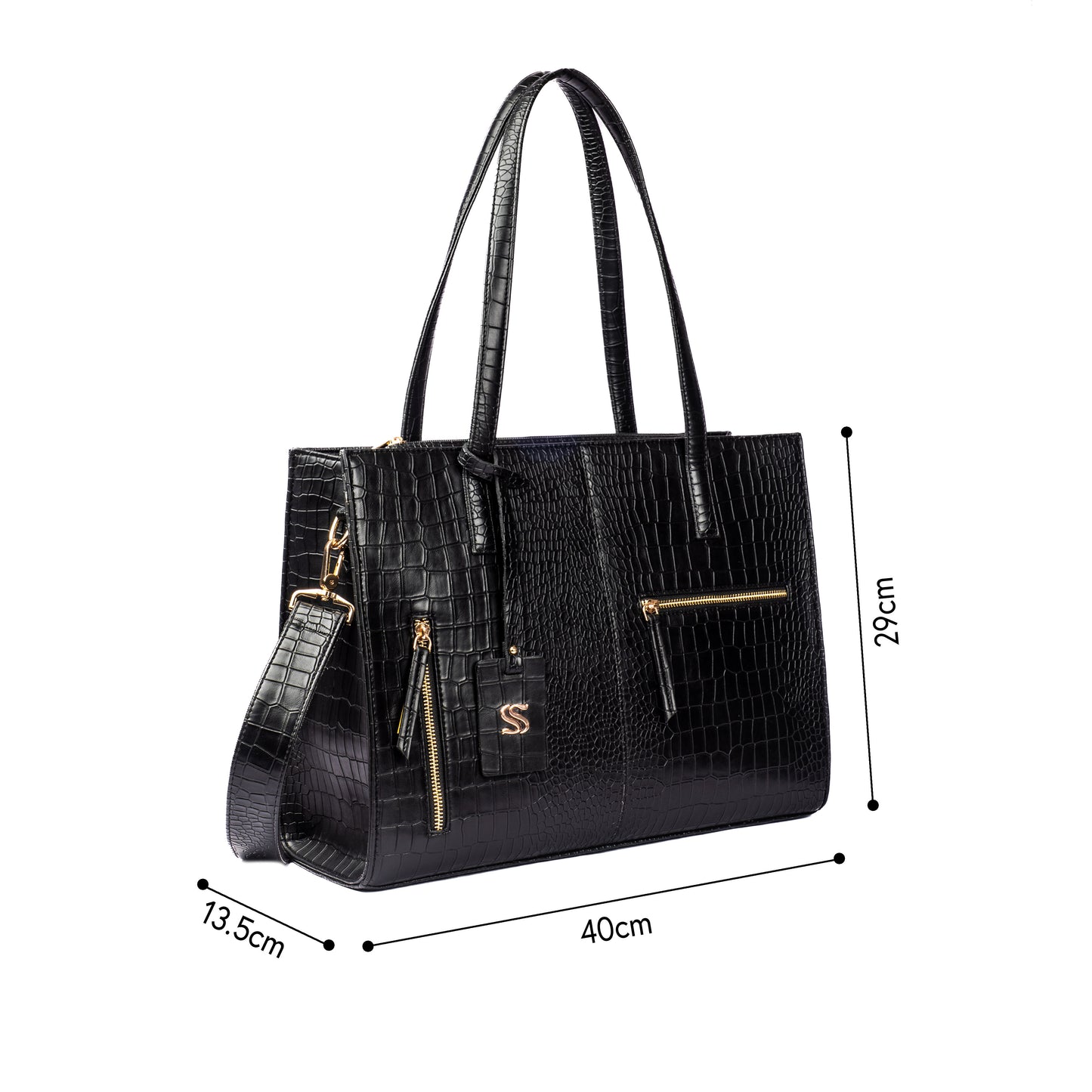 Charcoal Chic Amira Tote bag for 16" laptop