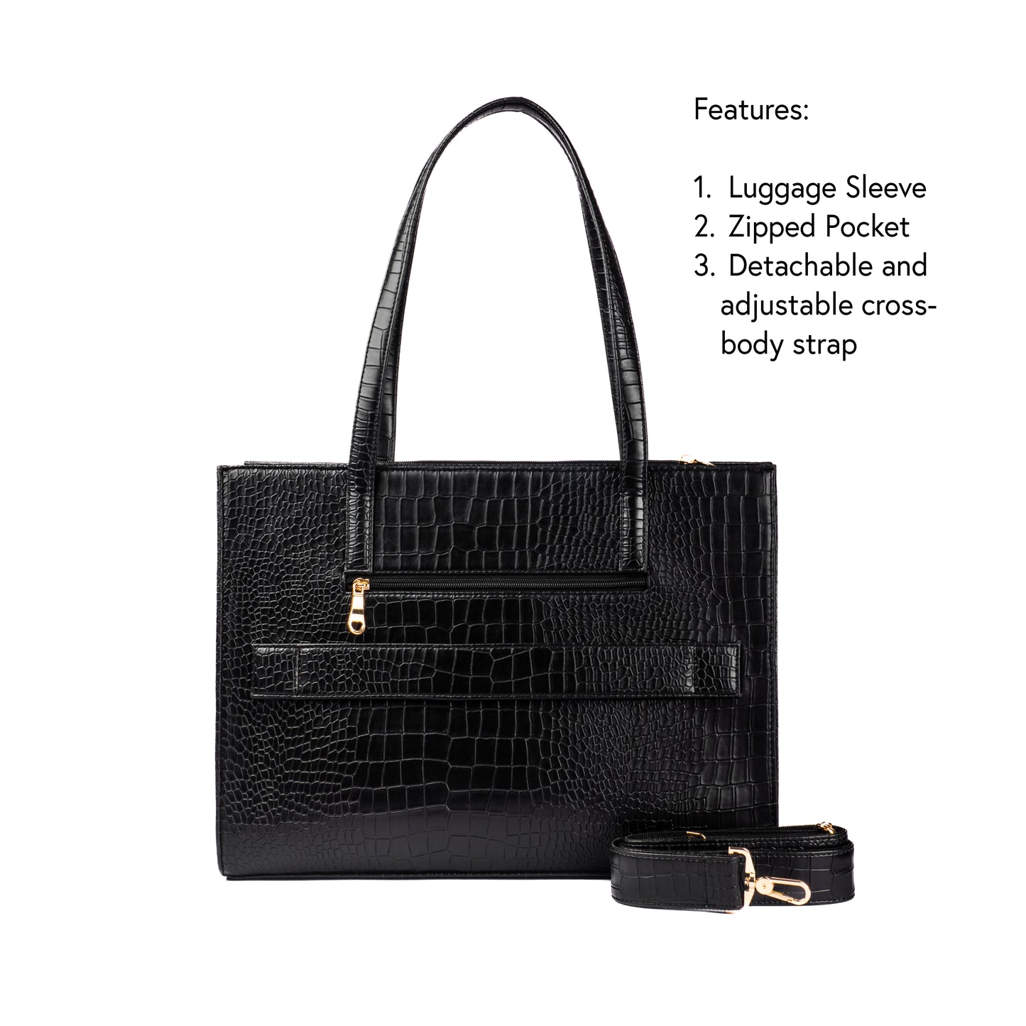 Charcoal Chic Amira Tote bag for 16" laptop