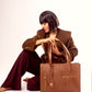 Mocha Elegance Amira Tote bag for 16" laptop