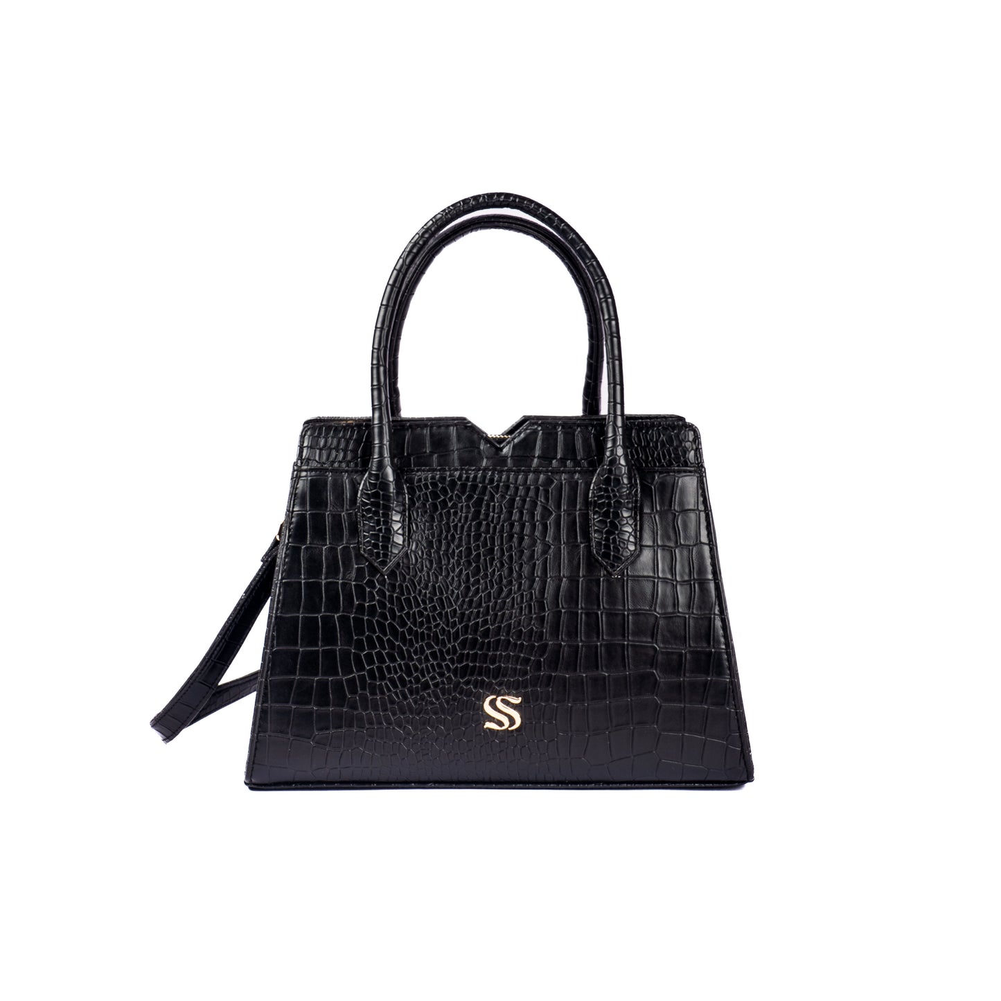 Charcoal Chic Poise Handbag