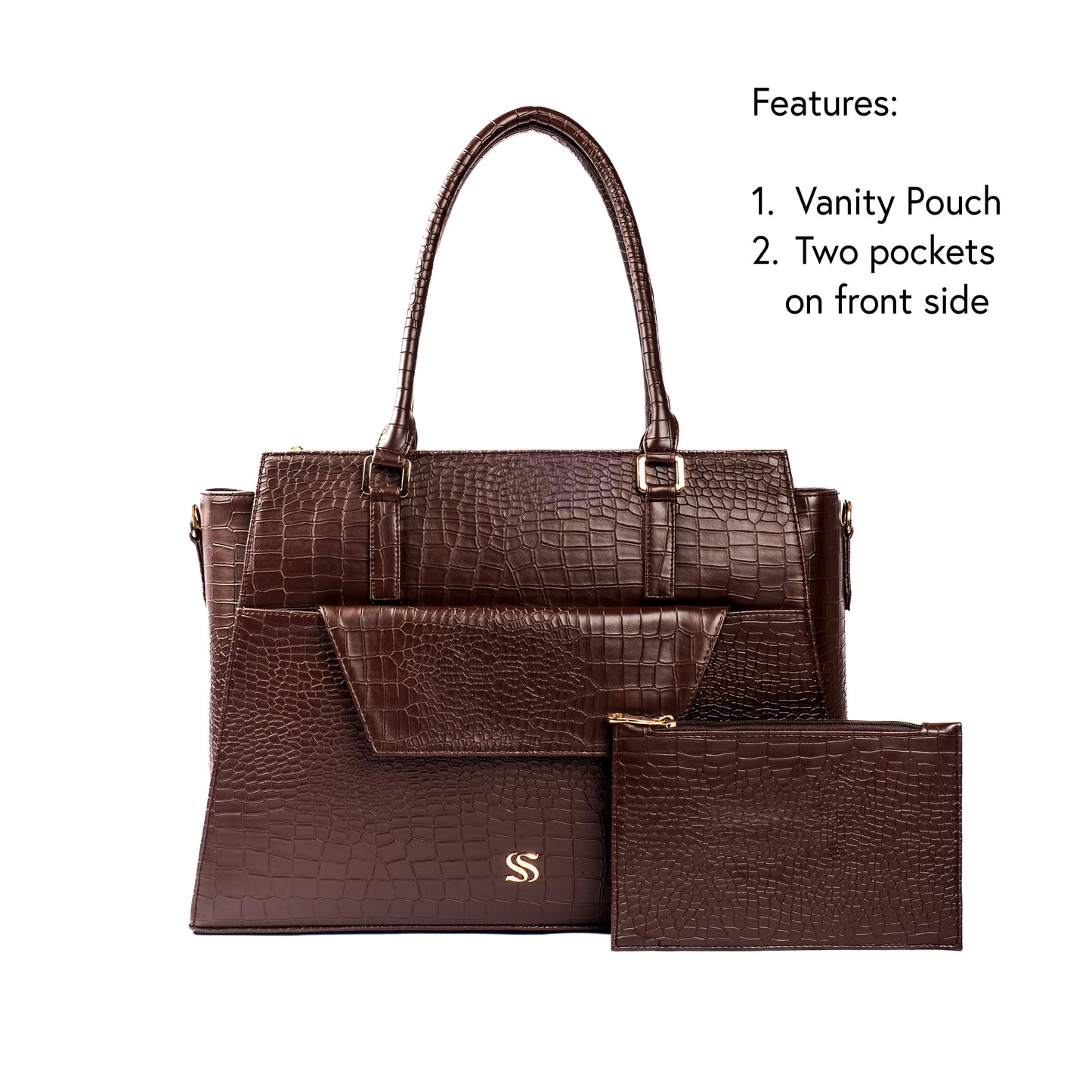 Mahogany Mystique Grande Tote bag for 17" laptop