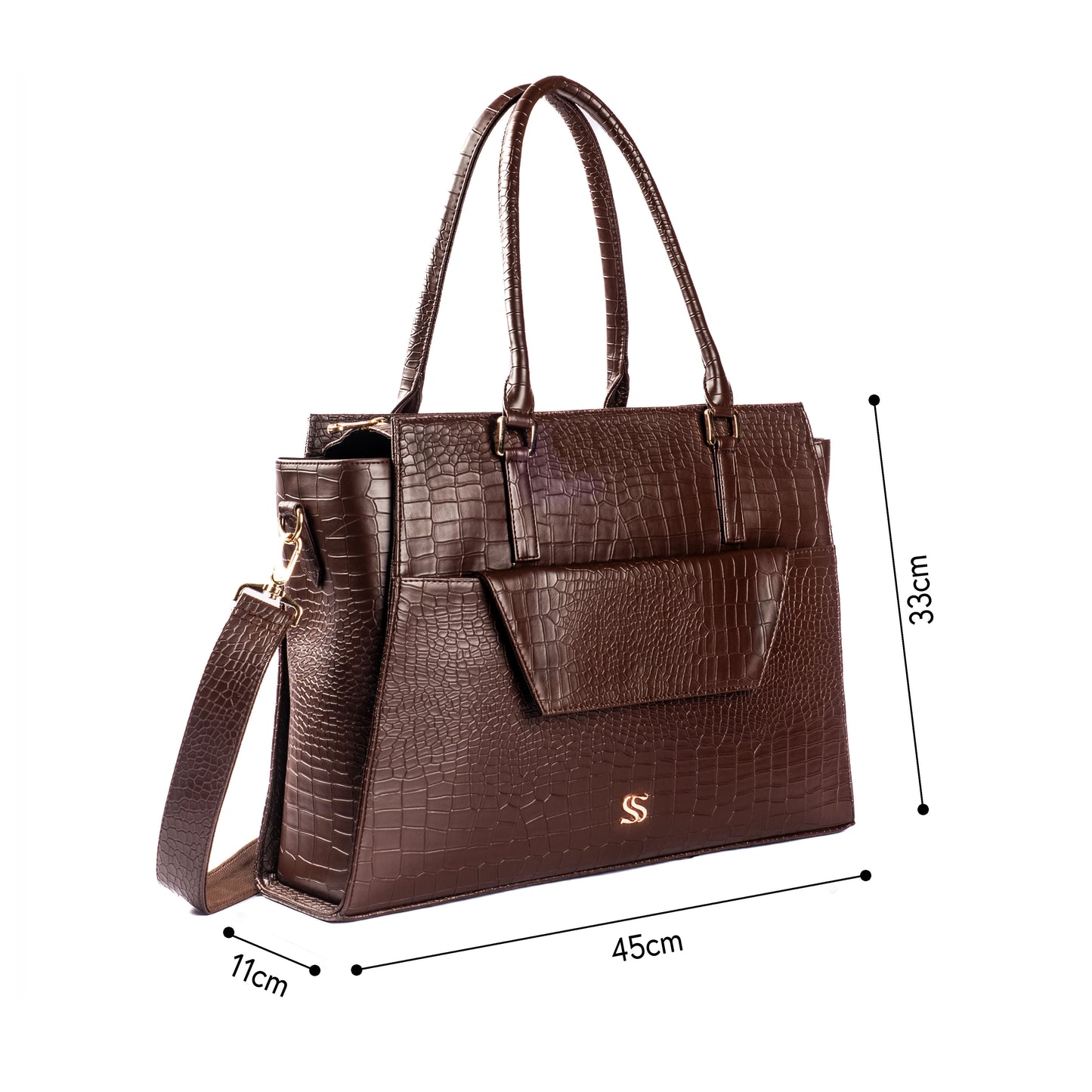 Mahogany Mystique Grande Tote bag for 17" laptop