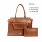 Mocha Elegance Grande Tote bag for 17" laptop