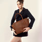 Mocha Elegance Valeria Tote bag for 14" laptop