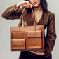 Mocha Elegance Maison Élan Tote bag for 16" laptop