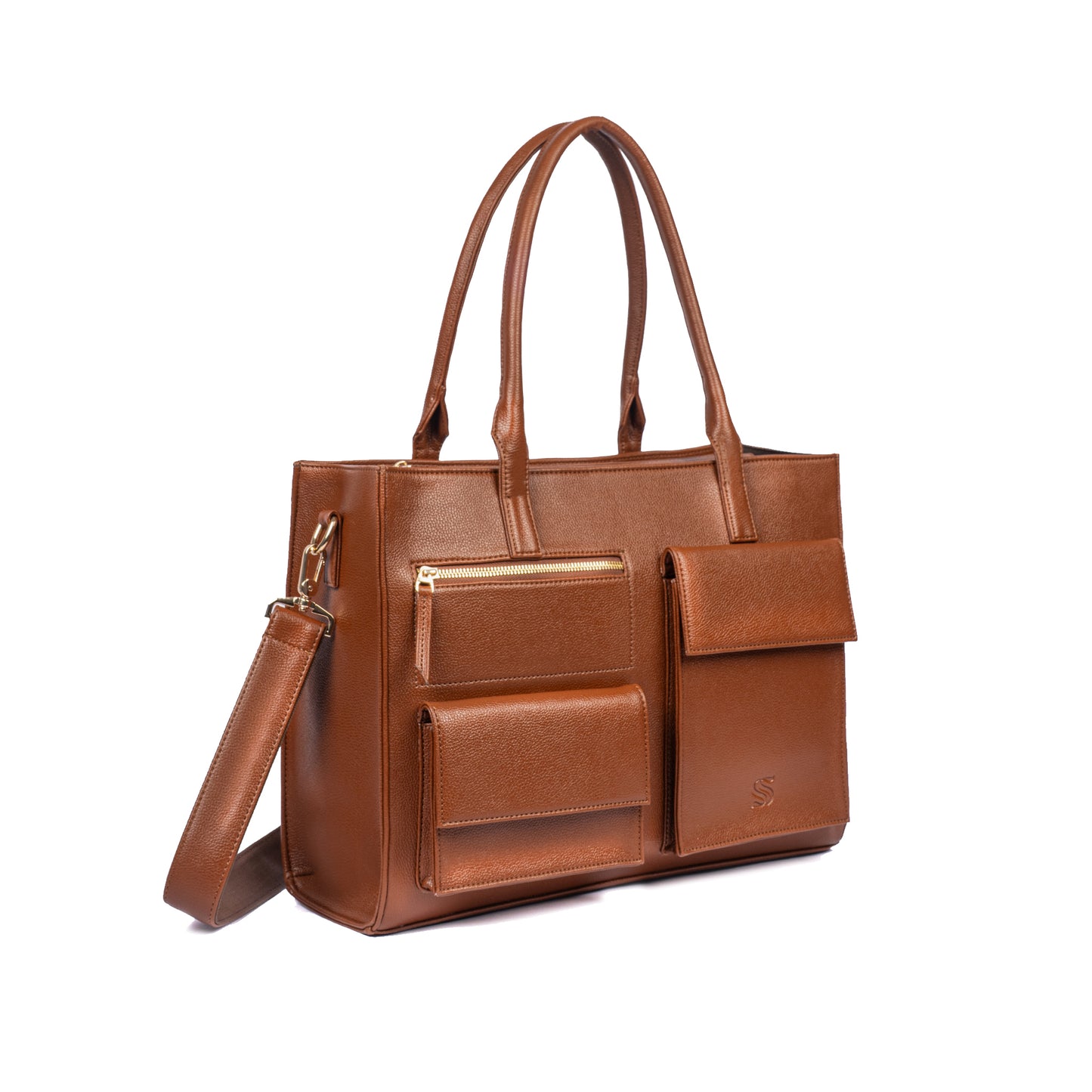 Mocha Elegance Maison Élan Tote bag for 16" laptop