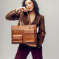 Mocha Elegance Maison Élan Tote bag for 16" laptop