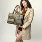 Olive Opulence Maison Élan Tote bag for 16" laptop