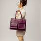 Burgundy Belle Maison Élan Tote bag for 16" laptop