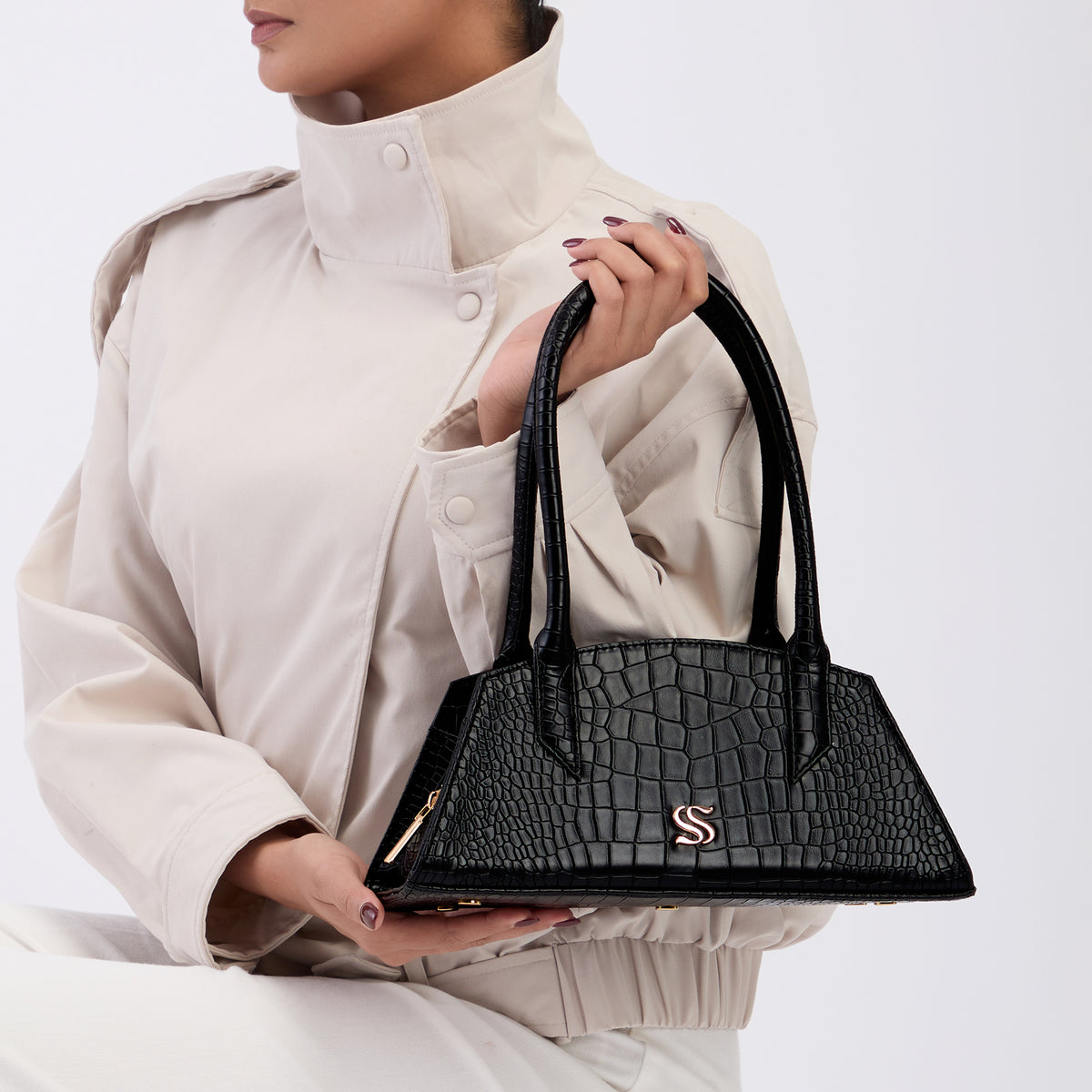 Charcoal Chic Estelle Shoulder bag