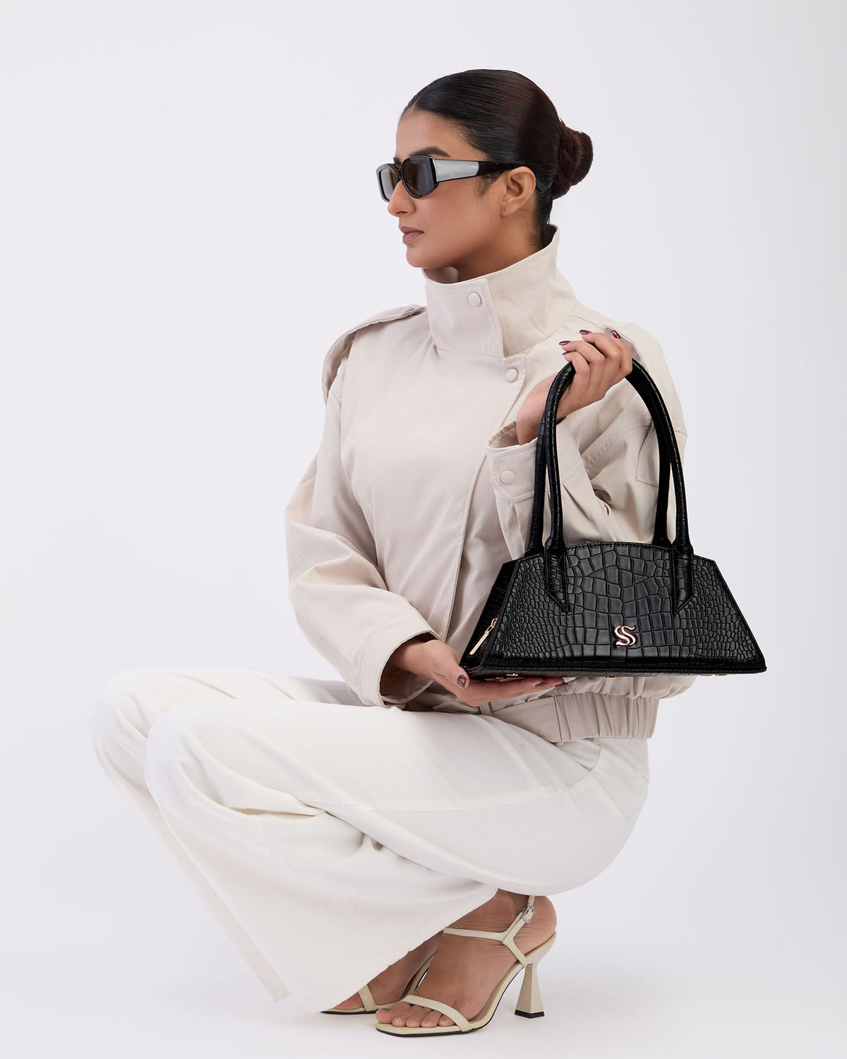 Charcoal Chic Estelle Shoulder bag