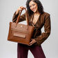 Mocha Elegance Aurea Tote bag for 16" laptop