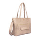 Almond Crème Aurea Tote bag for 16" laptop