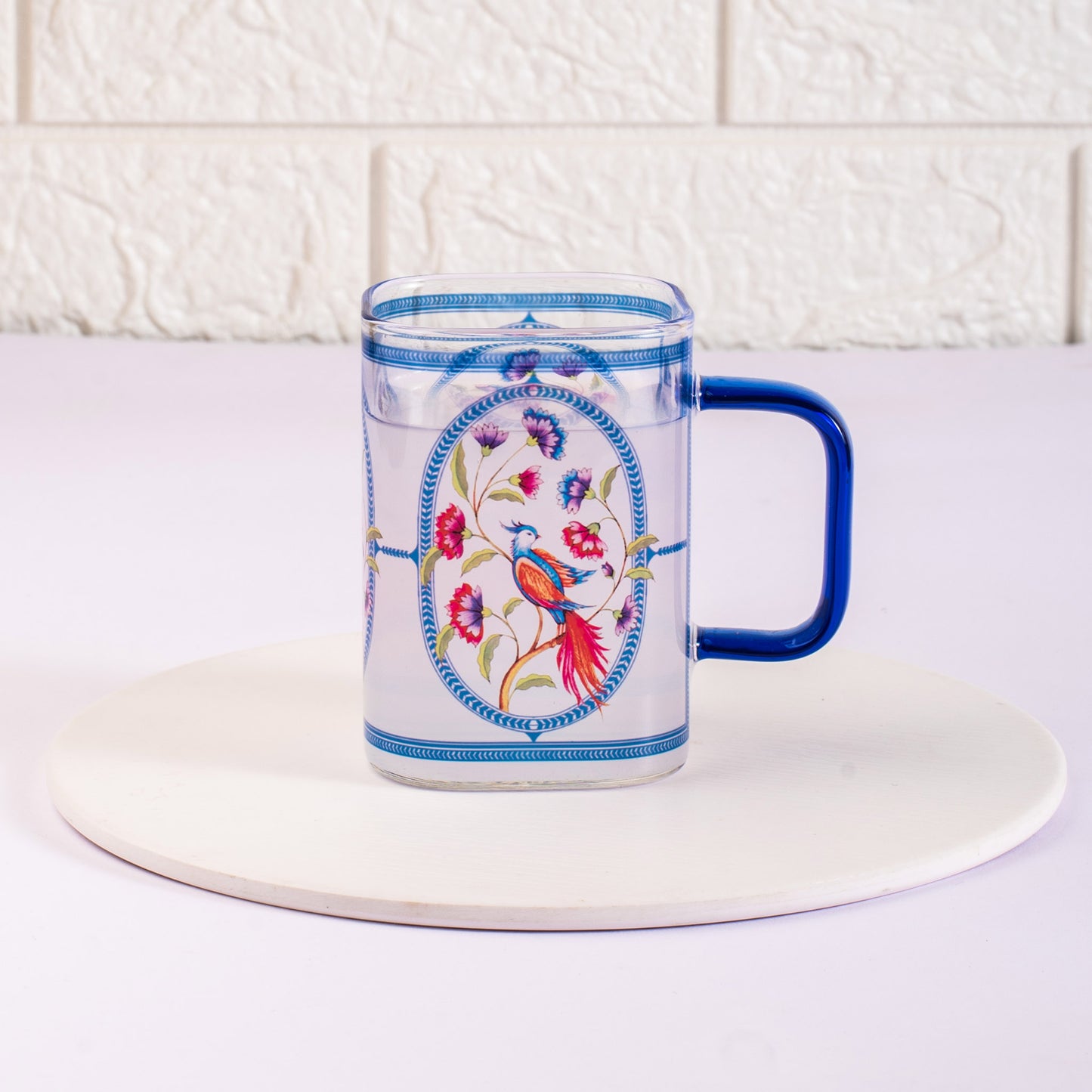 The Songbird Square Coffee/Tea mugs - Set of 4