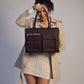Mahogany Mystique Maison Élan Tote bag for 16" laptop