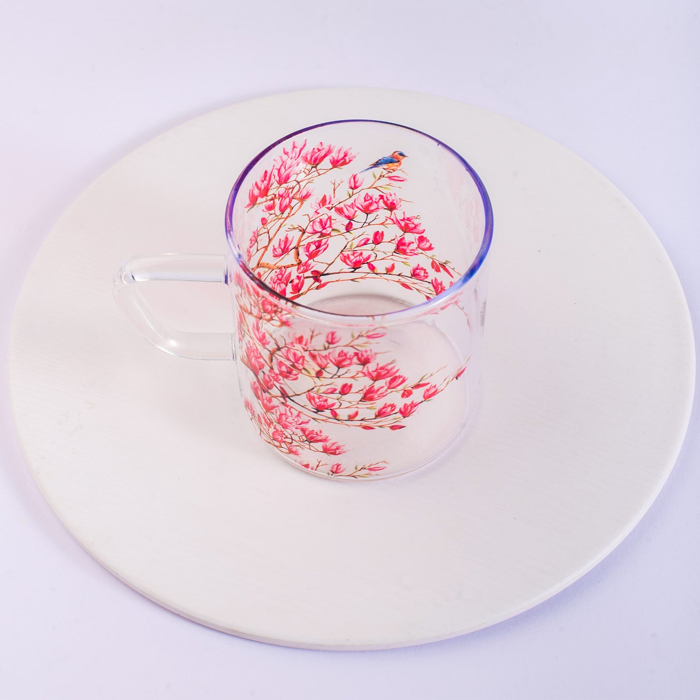 Pink Magnolias Tea cups - Set of 4 and 6