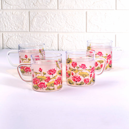Lotus Field Tea cups - Set of 4 and 6