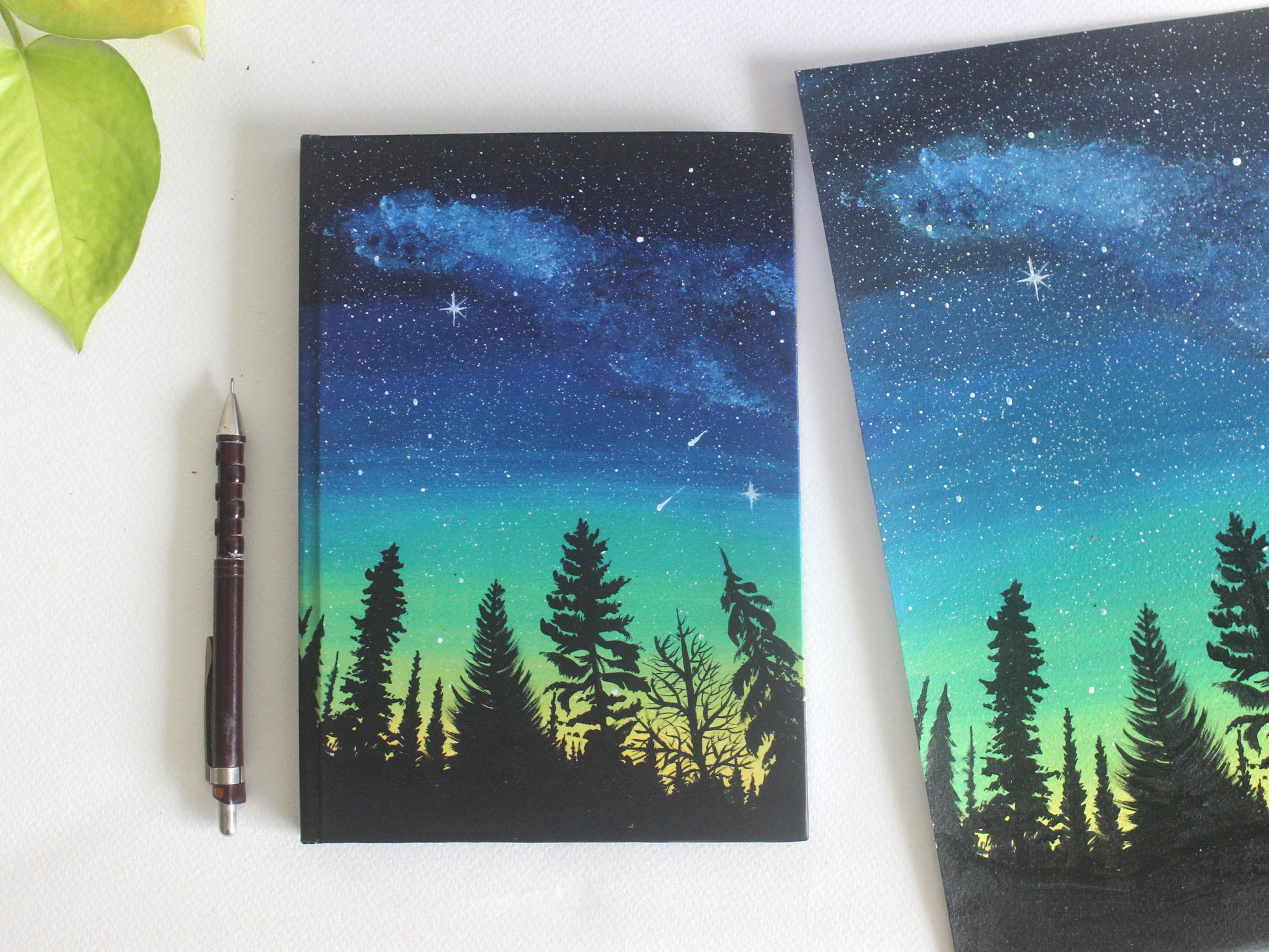 Starry Night Sky Diary - Strokes by Namrata Mehta